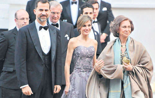 <p>Pareja. Felipe y Letizia aseguran estar muy enamorados.</p>