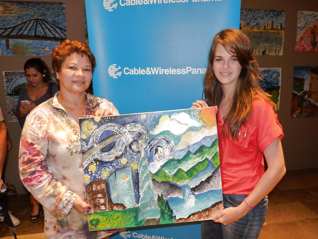 Ganadora del concurso. <br>