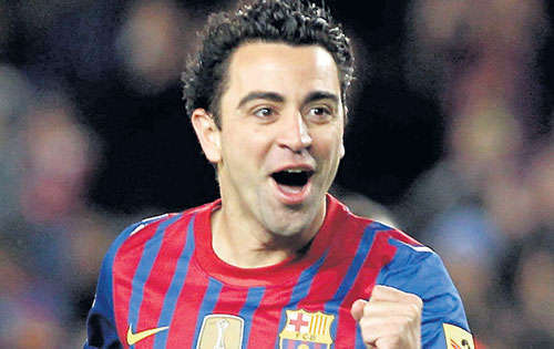 <p>Asistencia. Xavi Hernández marcó cortesía de Messi.</p>