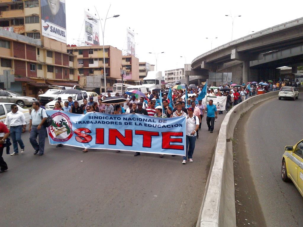 La marcha es apoyada por varios gremios. Foto/Jesús Simmons<br>