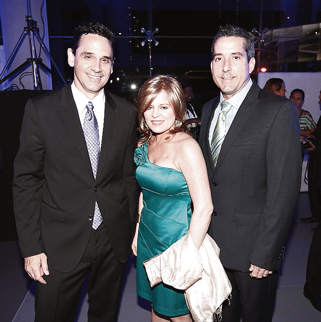 Ricardo Roux, Irma Fábrega y Ramón Fábrega.()