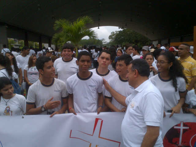Monseñor José Domingo Ulloa, participó de la actividad. Foto/Víctor Arosemena<br>