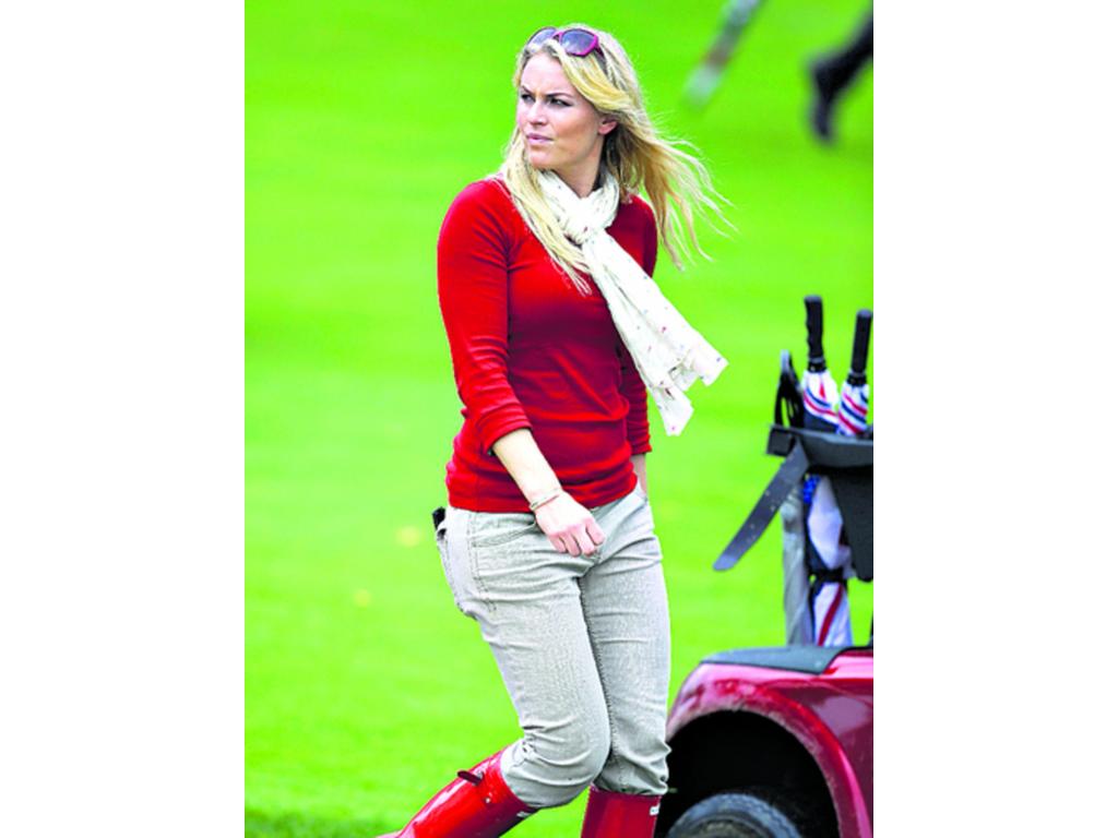 Lindsey Vonn y Tiger anunciaron su noviazgo el pasado marzo.(AP)