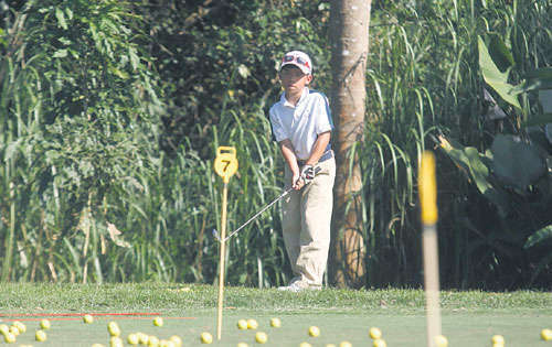 <p>Juego corto. El putting green es otro de los lugares utilizados.</p>