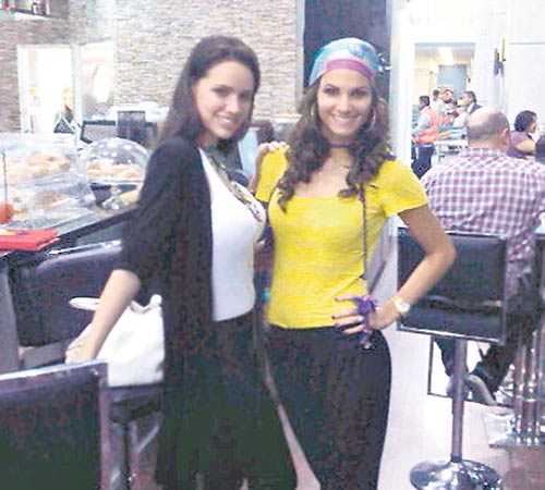 <p>Bellezas. Las chicas se tomaron fotos en cada lugar.</p>