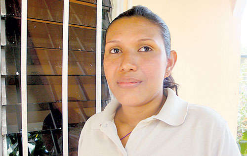 <p>Tesón. Jessica Guevara, una mujer muy valiente.</p>