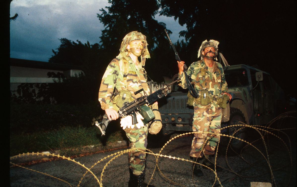 Militares estadounidenses que participaron de la invasión a Panamá. Foto/Archivo