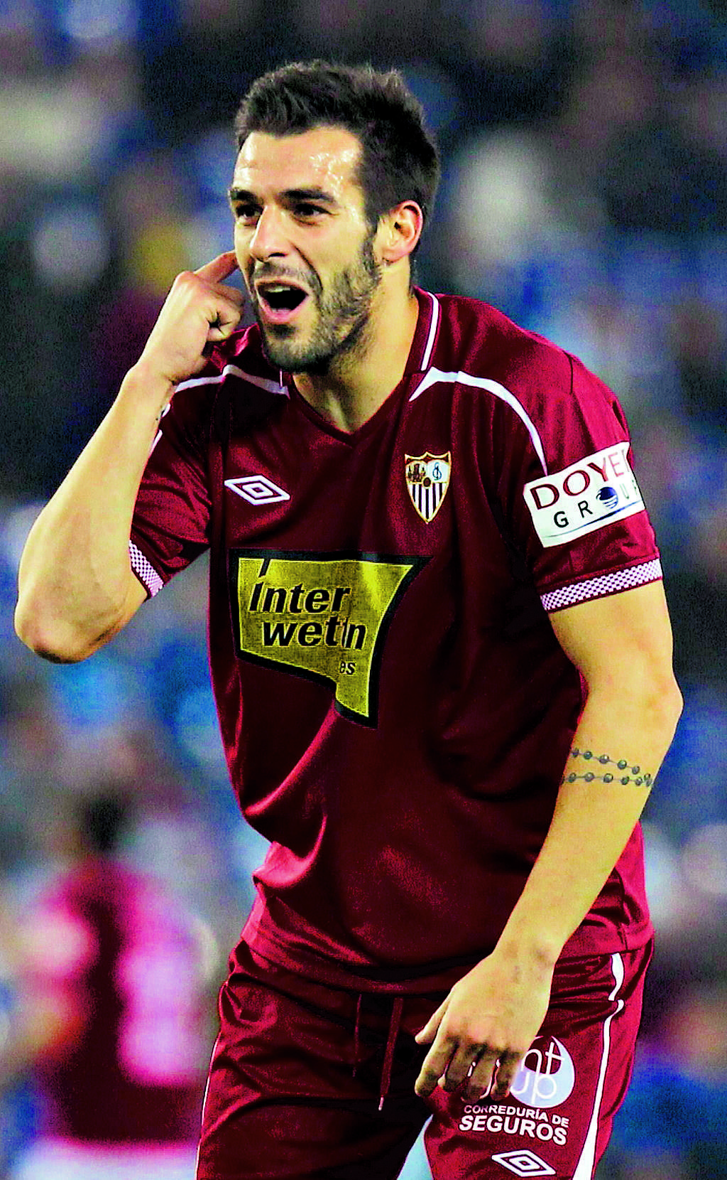 Goleador. Álvaro Negredo, máximo artillero del Sevilla.(EFE)