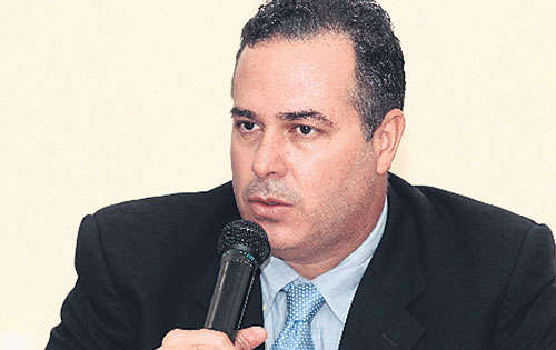 <p>Pandeportes. Lenín Picota, director de Deportes.</p>