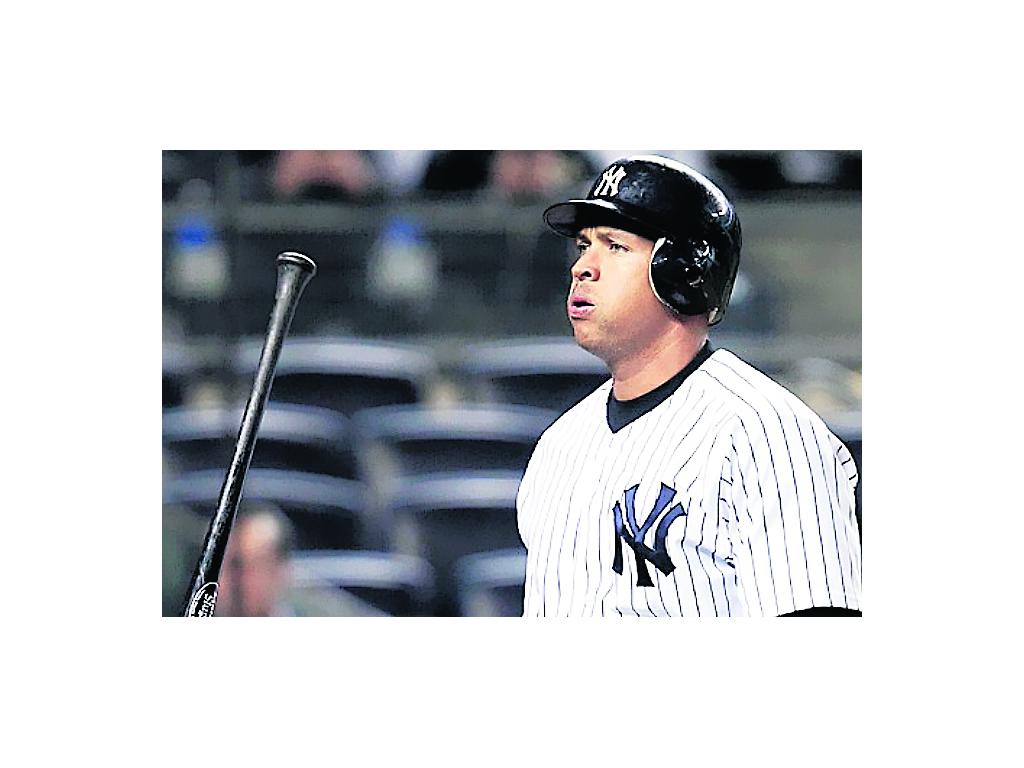 Desempeño. A-Rod se fue de 5-1 en la derrota del lunes.(AP )