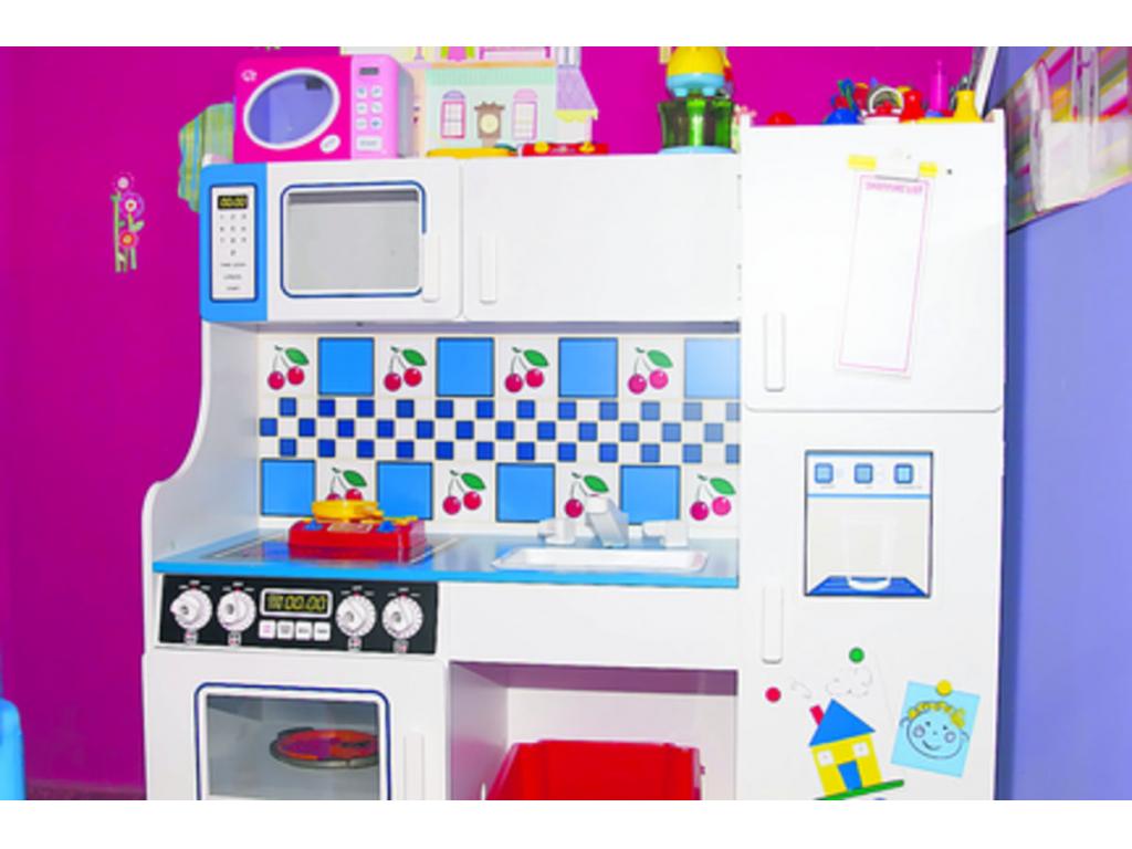 Los pequeños pueden cocinar y dar a probar sus exquisiteces.
