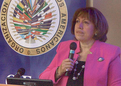 <p>Abigal C. de Pérez, representante de la OEA en Panamá.</p>