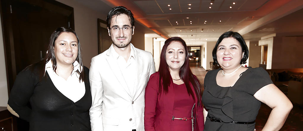 Dulce Acosta, Sebastián Tagle, Lineth Atencio y Denise Marchena.()