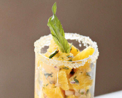 <p>Ceviche de naranja</p>