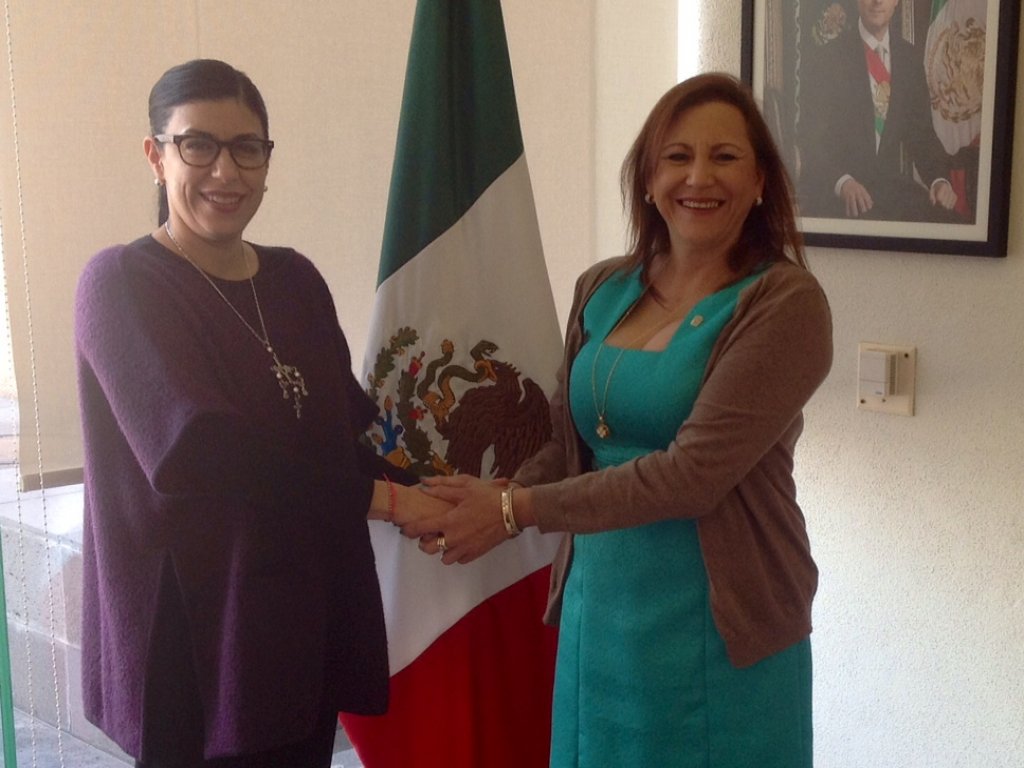 La viceministra de Relaciones Exteriores, Mayra Arosemena, y la subsecretaria para América Latina y el Caribe de México, Vanessa Rubio. Foto/Cortesía<br>
