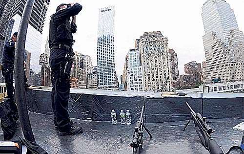 <p>Hubo fuertes medidas de seguridad en todo el país.</p>