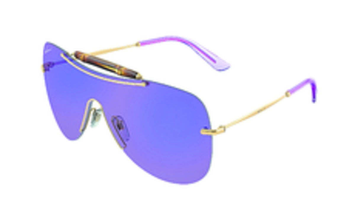Gucci. Estas gafas para el sol, que cuentan con una forma rectangular, se distinguen por sus tonos vivos. El puente de estas se embelleció con detalle de bambú natural.