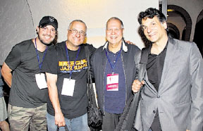 4. Alejandro Loynaz Jr., Tom Patitucci, Alejandro Loynaz y John Patitucci.