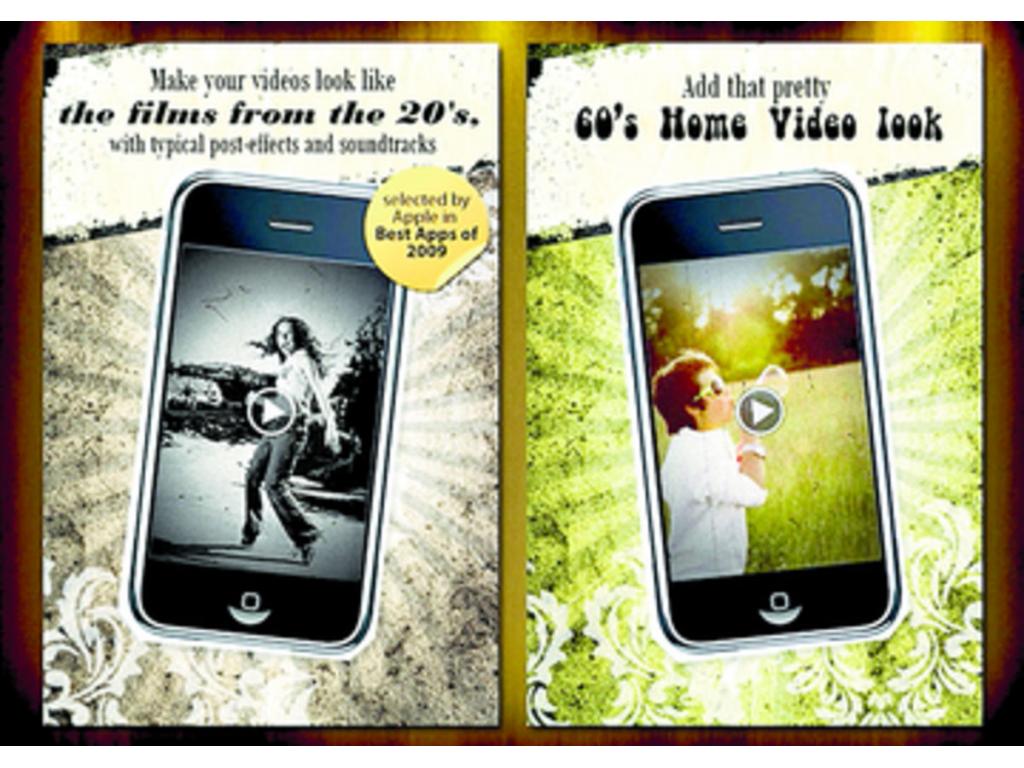 Con ella podrás transformar tus videos. Está disponible una gran cantidad de combinaciones de las que elegir: blanco y negro, sepia, películas de los años 20 o videos caseros de los años 60.