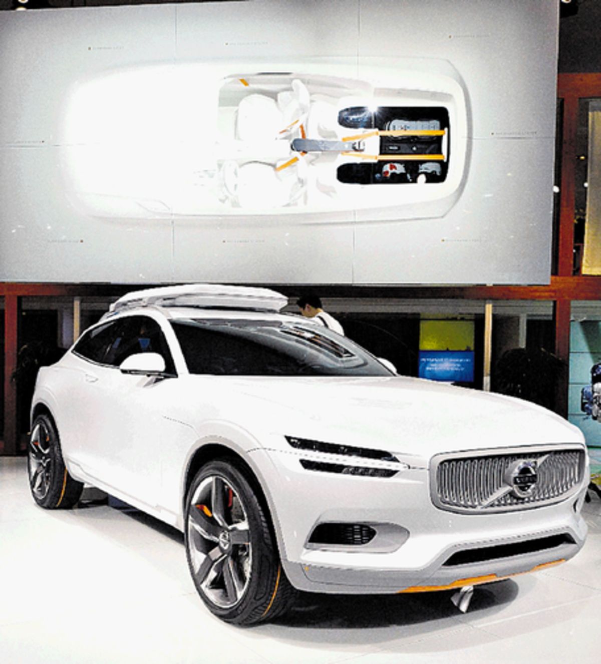 Vista del nuevo XC Coupe de Volvo.()