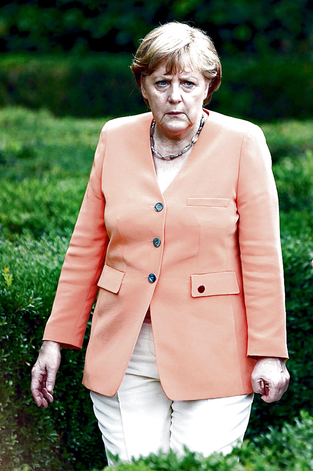 Angela Merkel(Bloomberg)
