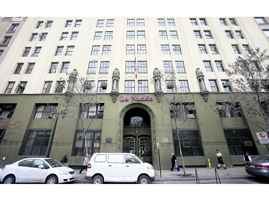 Tristeza. Vista del antiguo edificio del diario chileno.(EFE)