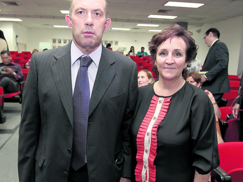 Ignacio Ayechu y Mariluz Napal.()