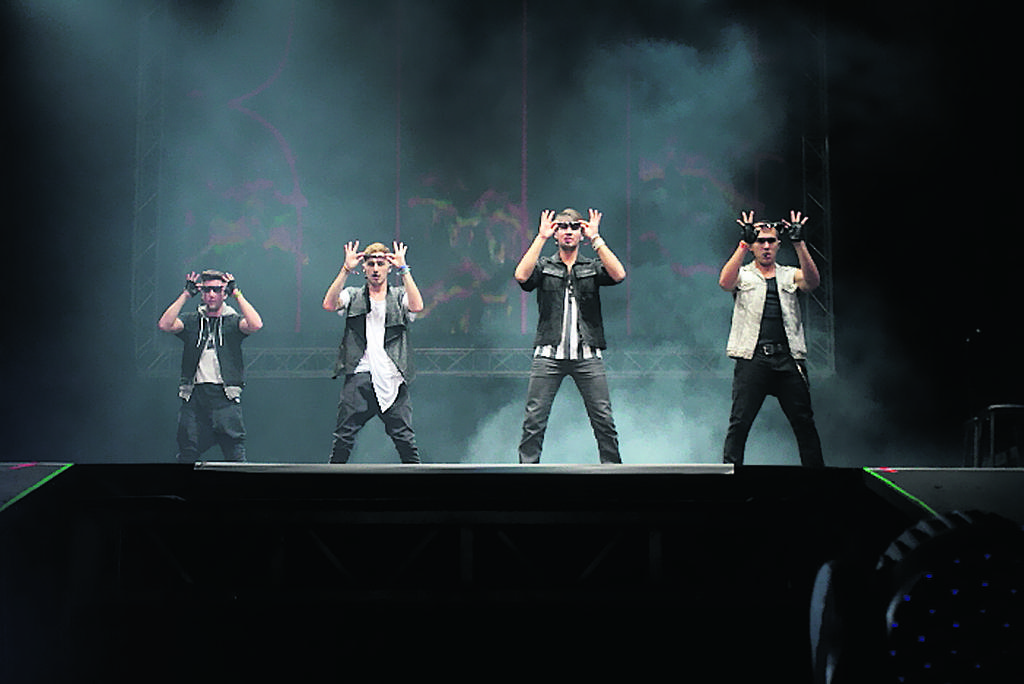 Pop rock. Big Time Rush puso a gritar a las chicas.()
