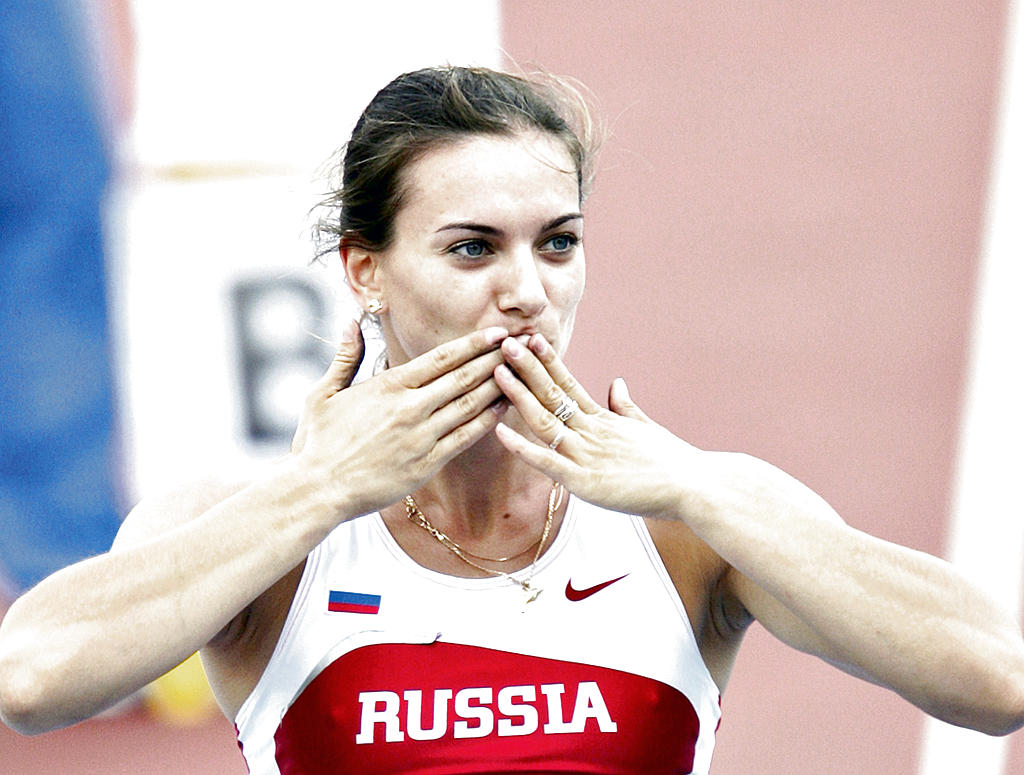 Figura. Yelena Isinbayeva va por más medallas en estas Olimpiadas.()