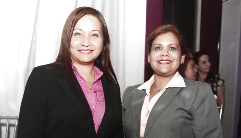 Lourdes Klumpp y Kathia Pérez.()