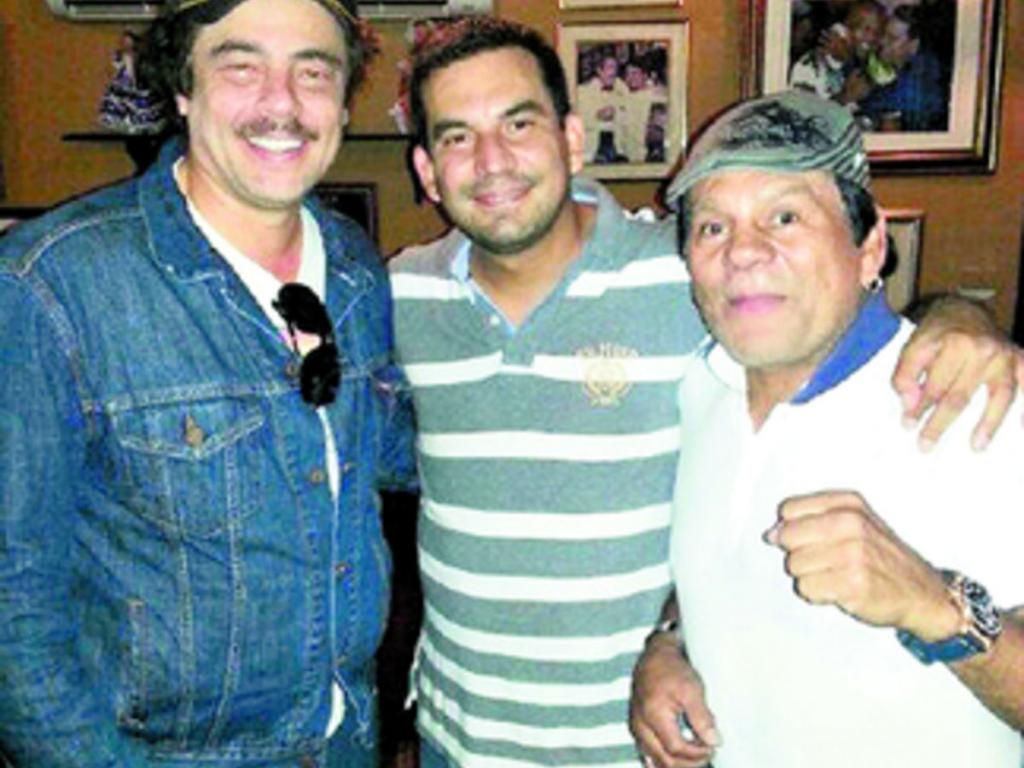 Édgar Ramírez junto a Brambri, hijo de Durán(Cortesía)