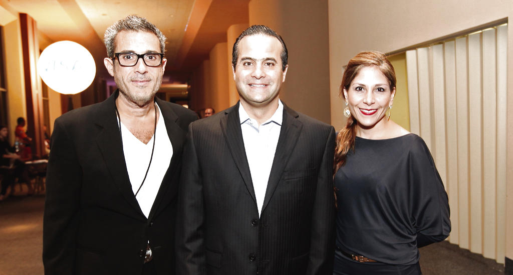 Alfredo Arias, Ricardo Chanis y Yolianna de Chanis.(Abel Rodríguez)
