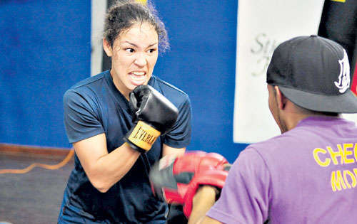 <p>Boxeo. La actividad gana espacio en las mujeres.</p>
