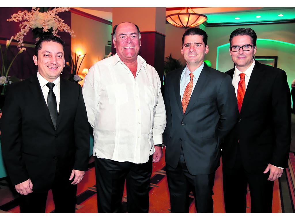 Francisco Hernández, Mario Barletta, Nicolás González Revilla y Michael Maduro.(Abel Rodríguez)