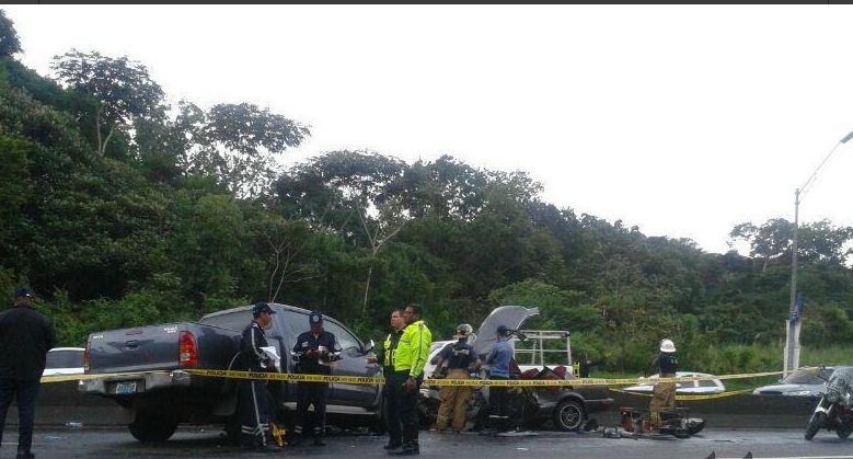 Lugar del accidente. Foto/Jesús Simmons<br>