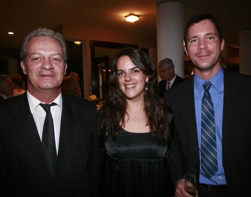 <p>Philippe Vovard, Aurelie Goze y Sabastien Perrot-Mirnot.</p>