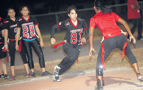 <p>Coraje. En la cancha se da el todo por el todo.</p>