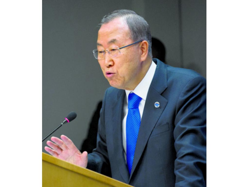 Ban Ki-moon, secretario general de las Naciones Unidas, precisa que es necesario que la situación de Siria sea analizada antes de cualquier tipo de ataque.( AP)