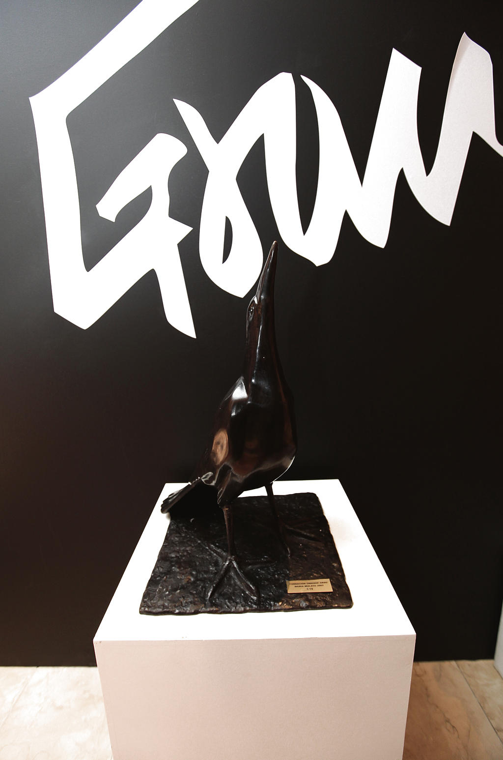 Fluidez. María mulata en éxtasis. Escultura en bronce. (Abel Rodríguez)