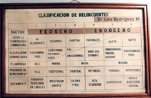<p>Referencia. Clasificación de los delincuentes, según el Instituto de Criminología, es variada.</p>