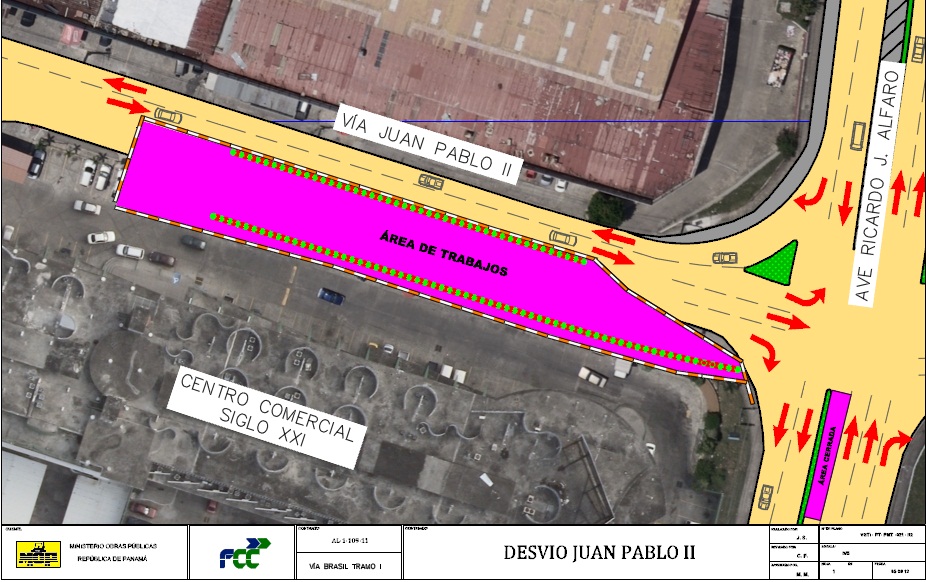 Infografía de la desviación. Foto/Cortesía<br>
