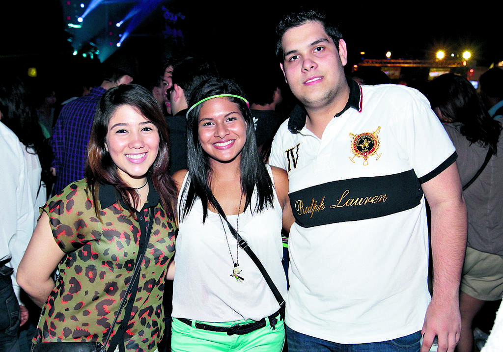 Alejandra Angulo, María Barrera y Andrés Samudio.(Abel Rodríguez)