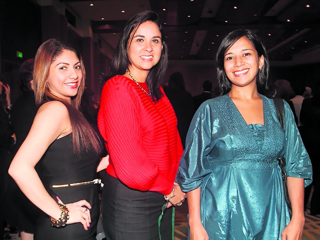 Nazareth Martínez, Sheila Quintero y Alba Miranda.()