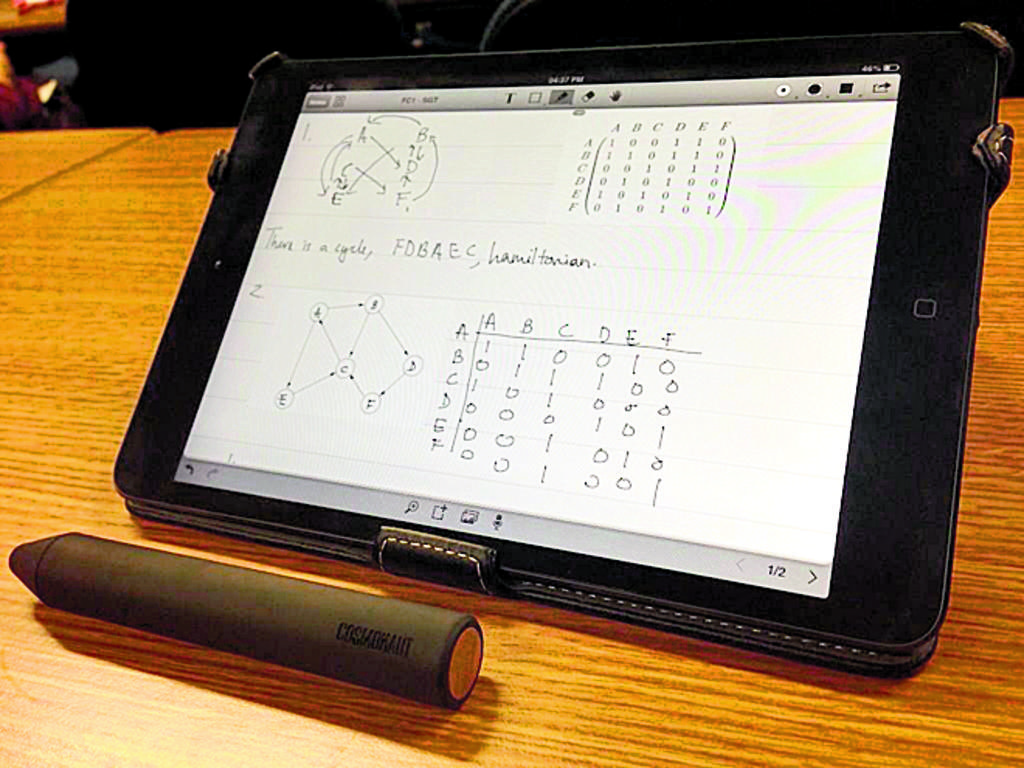Es una aplicación especialmente para el iPad que sirve para sacar apuntes rápidos y eficientes en el aula. Puede ser de gran utilidad y tiene un costo de 99 centavos de dólar.