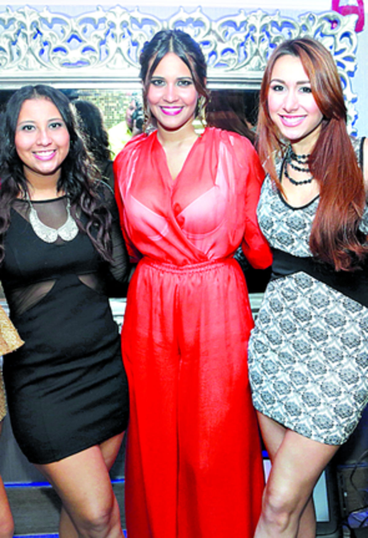 6. Katherine Batista, Jutze Garía y Paola Cedeño.