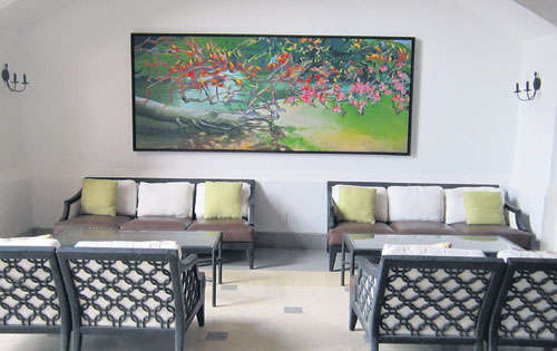 <p>Llamativa. Su decoración refleja un ambiente cómodo. </p>