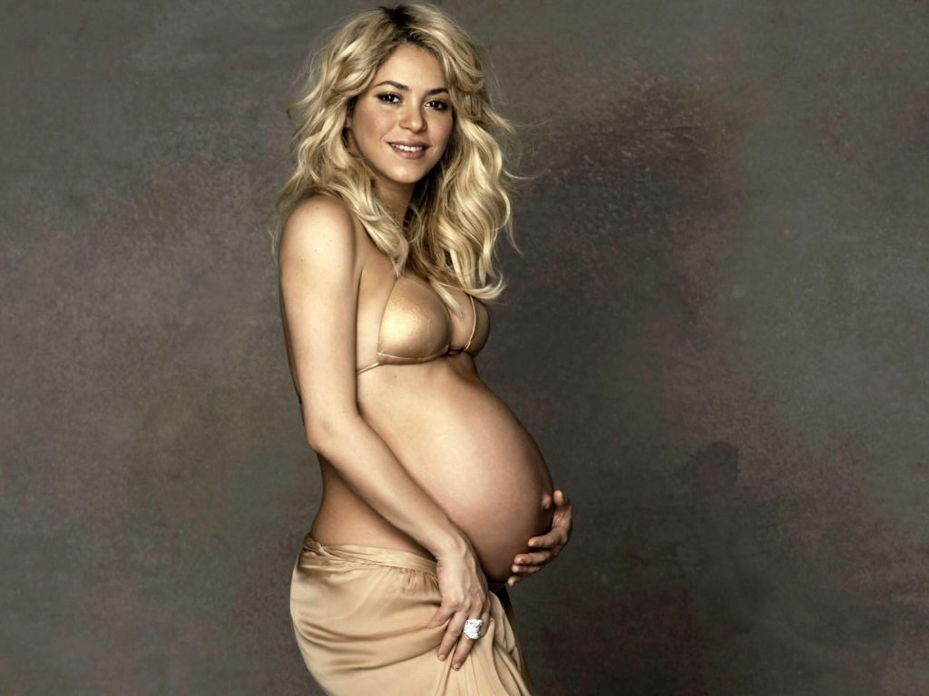 La cantante colombiana, Shakira. <br>