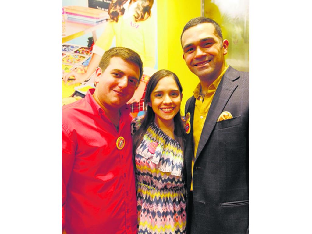 7. Miguel Dopeso, Anna Cristina Espino e Iván Cruz.