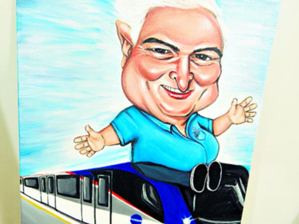 Espera poder entregarle esta pintura al presidente Ricardo Martinelli.