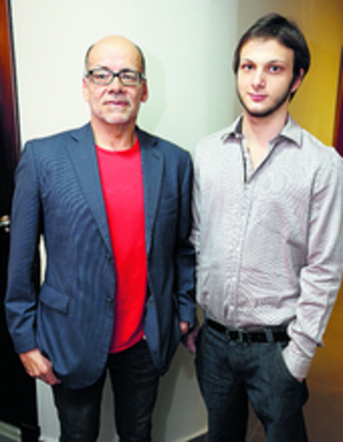 7. Álvaro Uribe y Emmanuele Uribe.